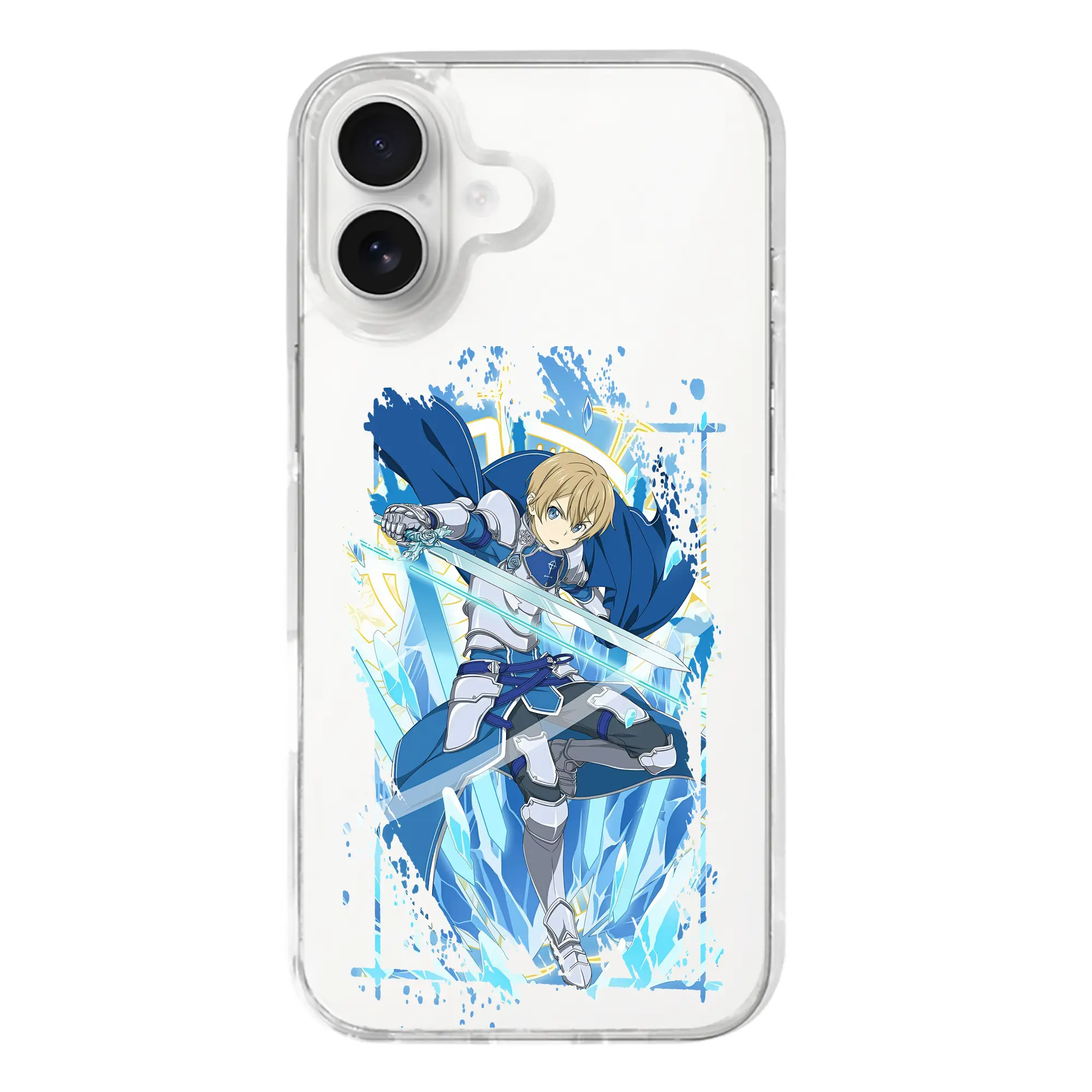 ソードアートオンライン グッズ ユージオ - iPhone 17シリーズ 透明スマホケース – 薄型・耐衝撃・精密フィット保護カバー